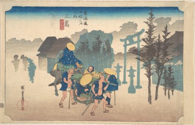 Mishima, Asa Kiri von Utagawa Hiroshige