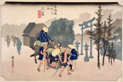 Morgennebel in Mishima, aus der Serie 