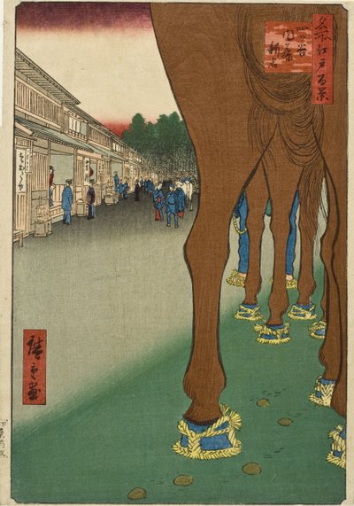 Naitō Shinjuku, Yotsuya von Utagawa Hiroshige