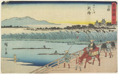 Nr. 39 Okazaki, 1847-1852 von Utagawa Hiroshige