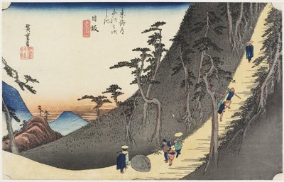 Sayo-Pass, Nissaka, ca. 1833 von Utagawa Hiroshige