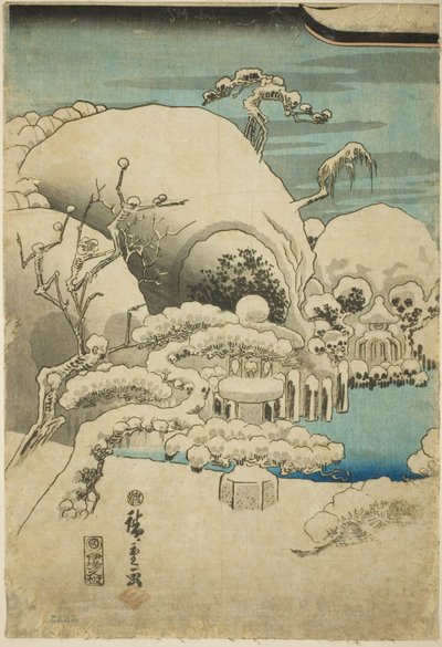 Taira no Kiyomori sieht eine Erscheinung (Taira no Kiyomori kaii o miru zu) von Utagawa Hiroshige