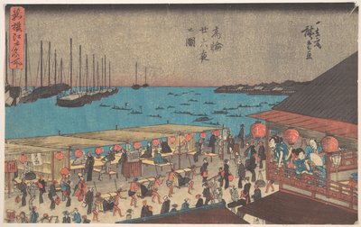 Takanawa Ni-ju-roku Ya von Utagawa Hiroshige