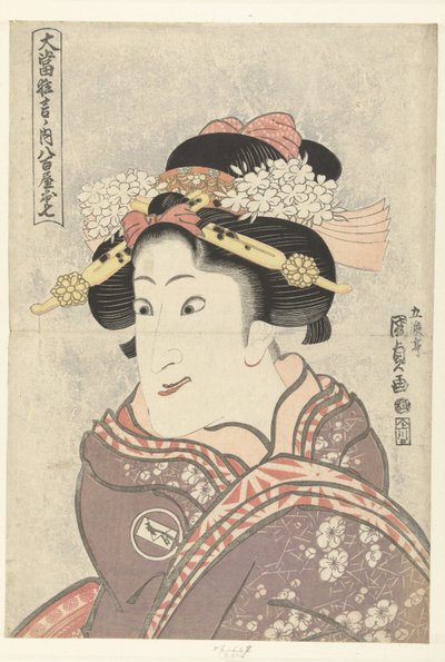 Iwai Hanshiro V in der Rolle von Yaoya Oshichi von Utagawa Kunisada (I)
