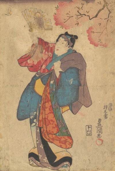 Druck, 19. Jahrhundert von Utagawa Kunisada