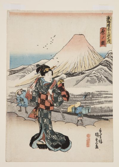 Ansicht von Hara von Utagawa Kunisada