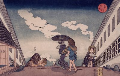 Kasumigaseki von Utagawa Kuniyoshi
