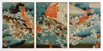 Yojibeis Opfer von Utagawa Kuniyoshi