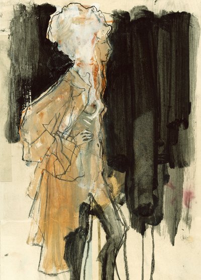 Elegante Modeskizze von Ute Rathmann