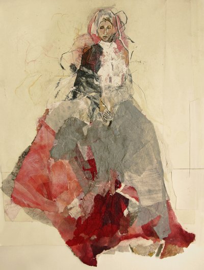 Elegante Rote Figur von Ute Rathmann