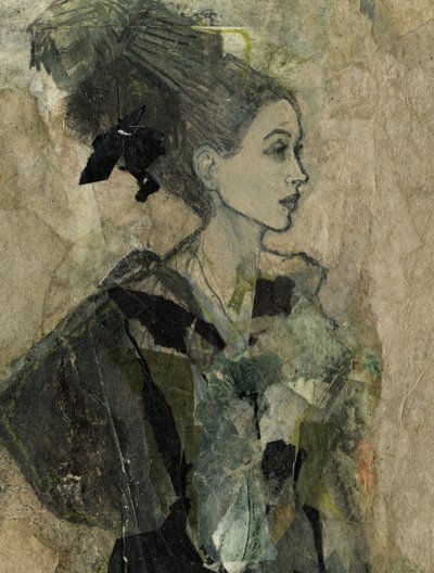 Elegantes Frauenprofil von Ute Rathmann