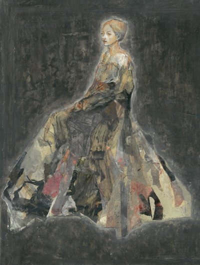 Ätherisches Frauenporträt von Ute Rathmann