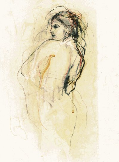 Ausdrucksstarke weibliche Figur von Ute Rathmann