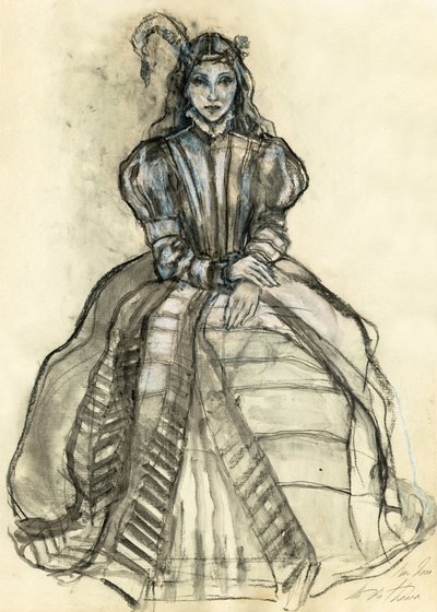 Gotische Fantasie Frau von Ute Rathmann
