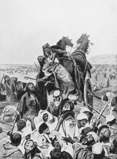 Die Schlacht von Ramoth-Gilead 853 v. Chr. von Vaclav (1851 1901) (after) Brozik