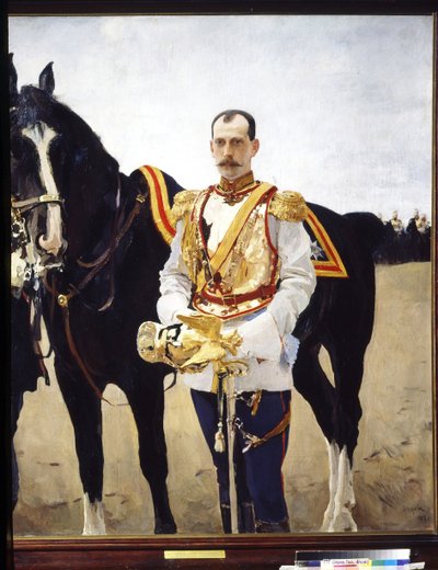 Porträt des Großfürsten Pawel Alexandrowitsch von Russland von Valentin Aleksandrovich Serov