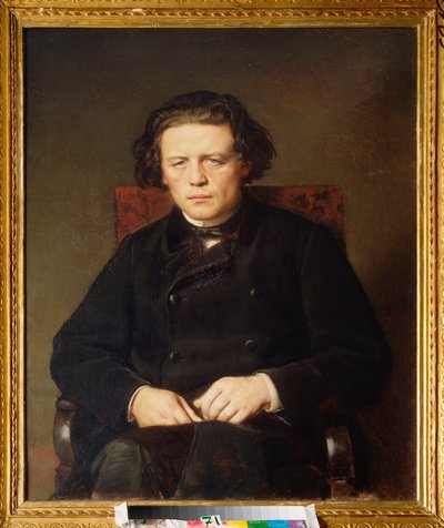 Porträt von Anton Rubinstein (1829-1894) von Vasili Grigorevich Perov