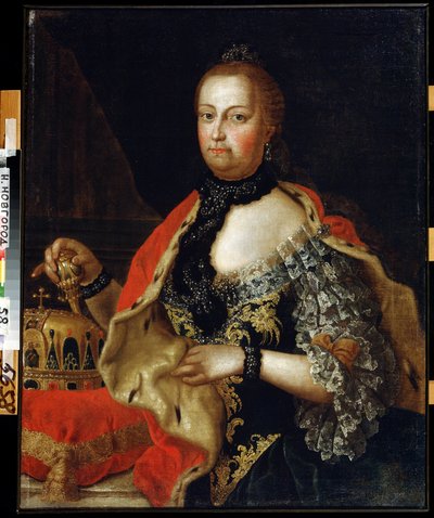 Porträt der Kaiserin Maria Theresia von Österreich (1717-1780) von Vasili Kozmich Berezin