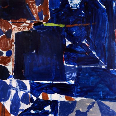 Tiefblaue Abstraktion von Vered Gersztenkorn