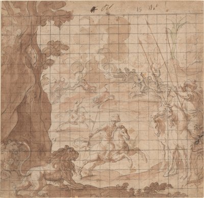 Die Löwenjagd von Vicencio Carducho