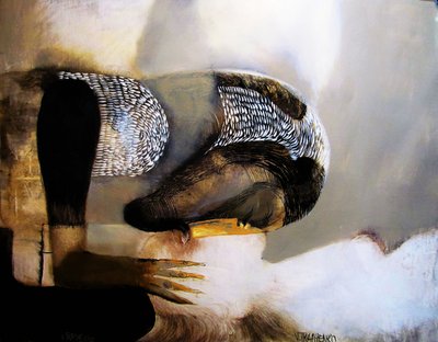 Nachdenkliche abstrakte Figur von Victor Tkachenko