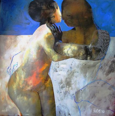 Liebevolle Umarmung von Victor Tkachenko