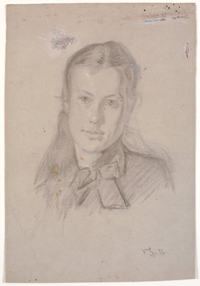 Porträt von Martha Møller (verheiratet mit Viggo Johansen 1880) von Viggo Johansen