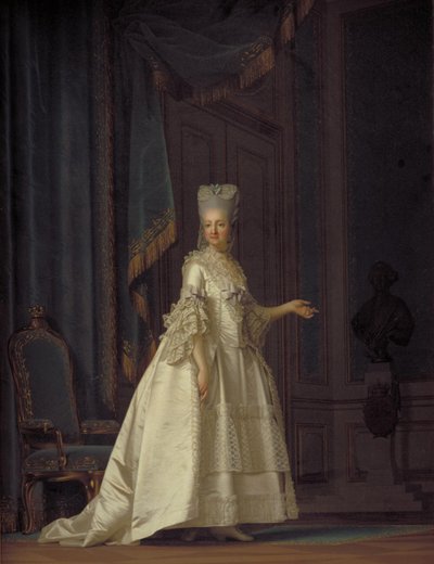 Die verwitwete Königin Juliane Marie von Dänemark von Vigilius Eriksen