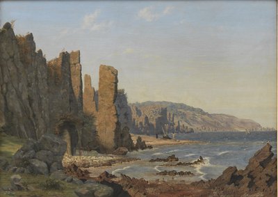 Eine felsige Küste. Rø, Bornholm von Vilhelm Kyhn