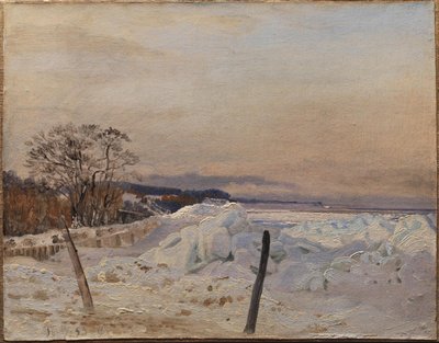 Eispackung bei Taarbæk, nördlich von Kopenhagen von Vilhelm Kyhn