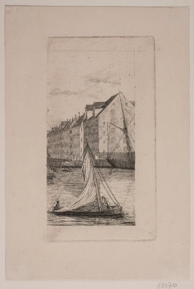 Udenfor Nyhavn Kanal von Vilhelm Kyhn