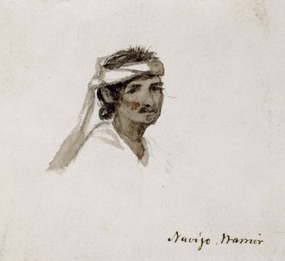 Navajo-Krieger, 1869-1871 von Vincent Colyer