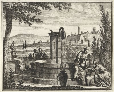 Frauen bei einem Brunnen von Vincent Laurensz. van der Vinne (II)