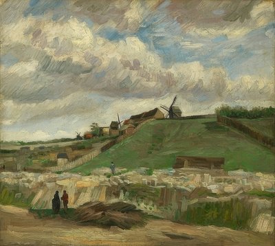 Hügel von Montmartre mit Steinbruch von Vincent van Gogh