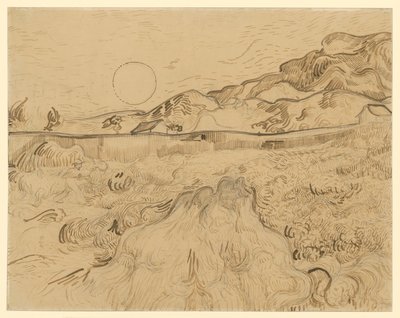 Kornfeld, der Schnitter von Vincent van Gogh