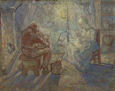 Nacht (nach Millet) von Vincent van Gogh