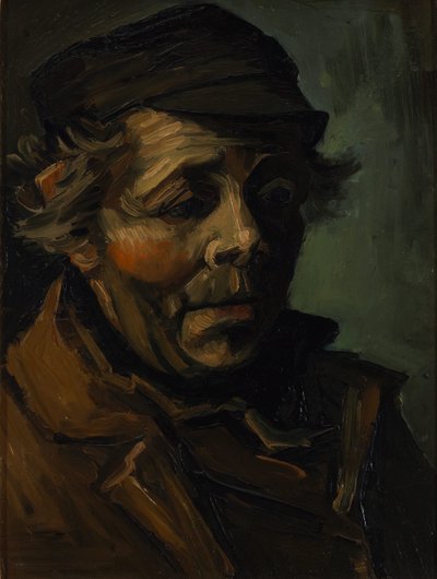 Porträt eines Bauern: Studie für die Kartoffelesser von Vincent van Gogh