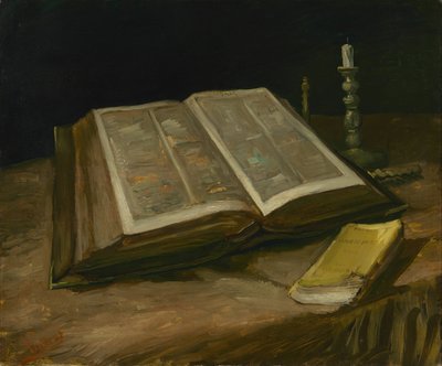 Stillleben mit Bibel von Vincent van Gogh