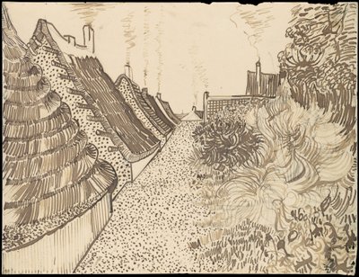 Straße in Saintes-Maries-de-la-Mer von Vincent van Gogh