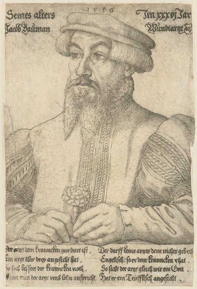 Porträt von Jakob Baumann von Virgil Solis