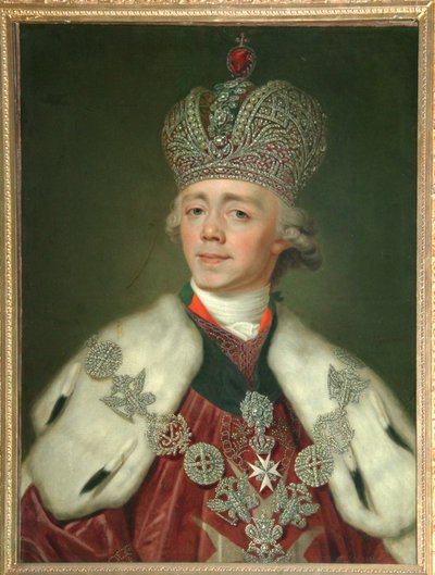 Porträt des Kaisers Paul I. von Russland 1754-1801, 1799-1800 von Vladimir Lukich Borovikovsky