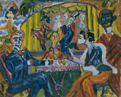 Das Streunende Hund Kabarett in Sankt Petersburg von Vladimir Vladimirovich Dmitriyev