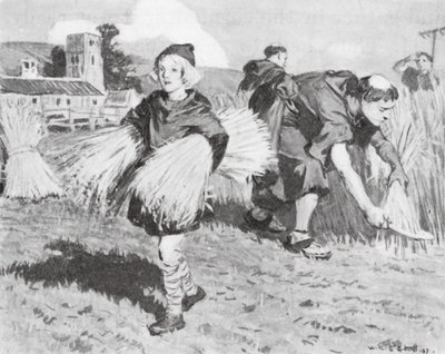 Beda auf dem Erntefeld von W.R.S. (after) Stott