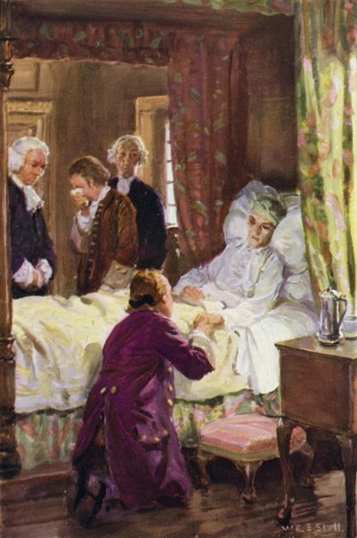 "Jones warf sich zu Füßen seines Wohltäters" von W.R.S. (after) Stott