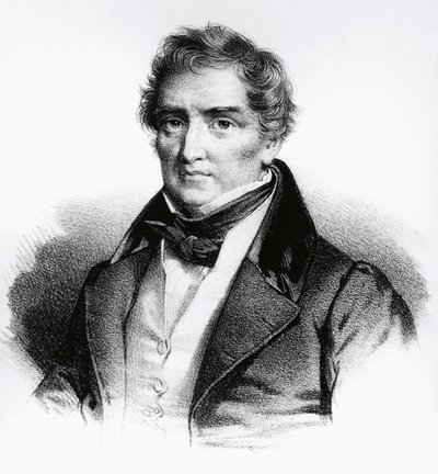 Porträt von Francois Joseph Victor Broussais (1772-1838), französischer Arzt von John Ward Dunsmore