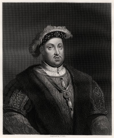 Heinrich VIII., König von England und Irland, 19. Jh. von W. Holl