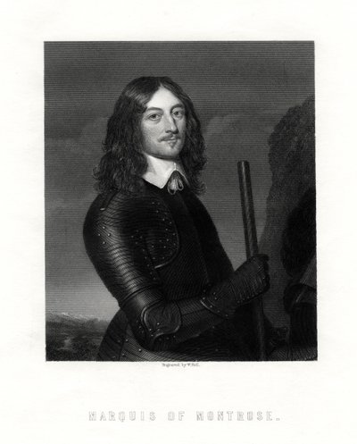 James Graham, 1. Marquess of Montrose, schottischer Adliger und Soldat, 19. Jahrhundert von W. Holl