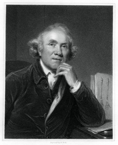 John Hunter, schottischer Chirurg, 1834 von W. Holl