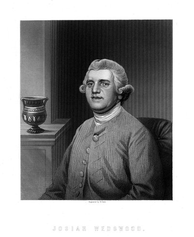 Josiah Wedgwood, englischer Industrieller und Töpfer von W. Holl