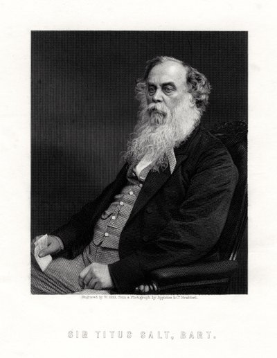 Sir Titus Salt, britischer Hersteller und Wohltäter, 19. Jahrhundert von W. Holl